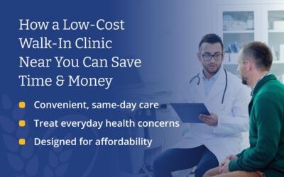 How a Low-Cost Walk-In Clinic Near You Can Save Time & Money